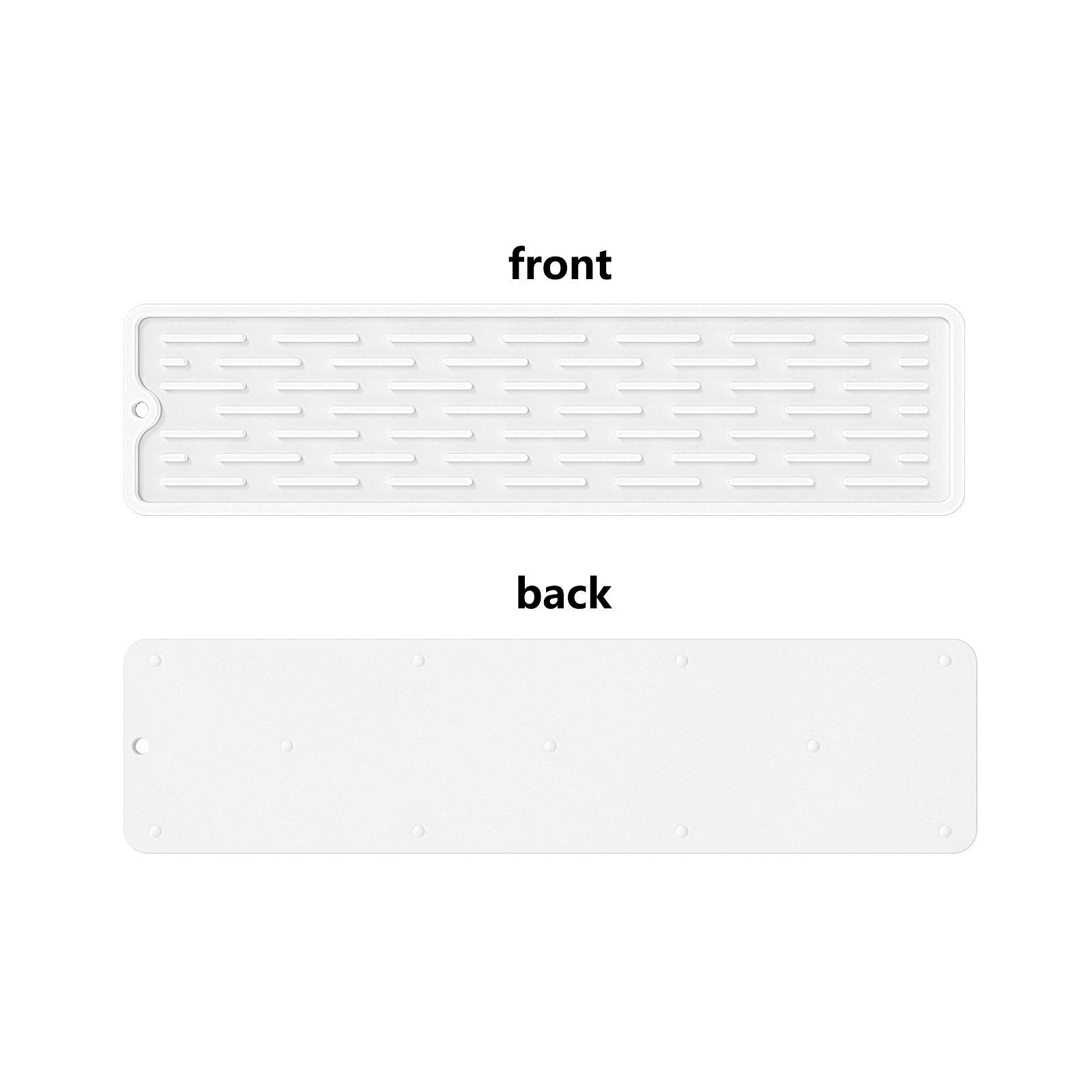 Silicone Non-Slip Draining & Heat-Resistant Mat for Kitchen Countertops & Coffee Bars.