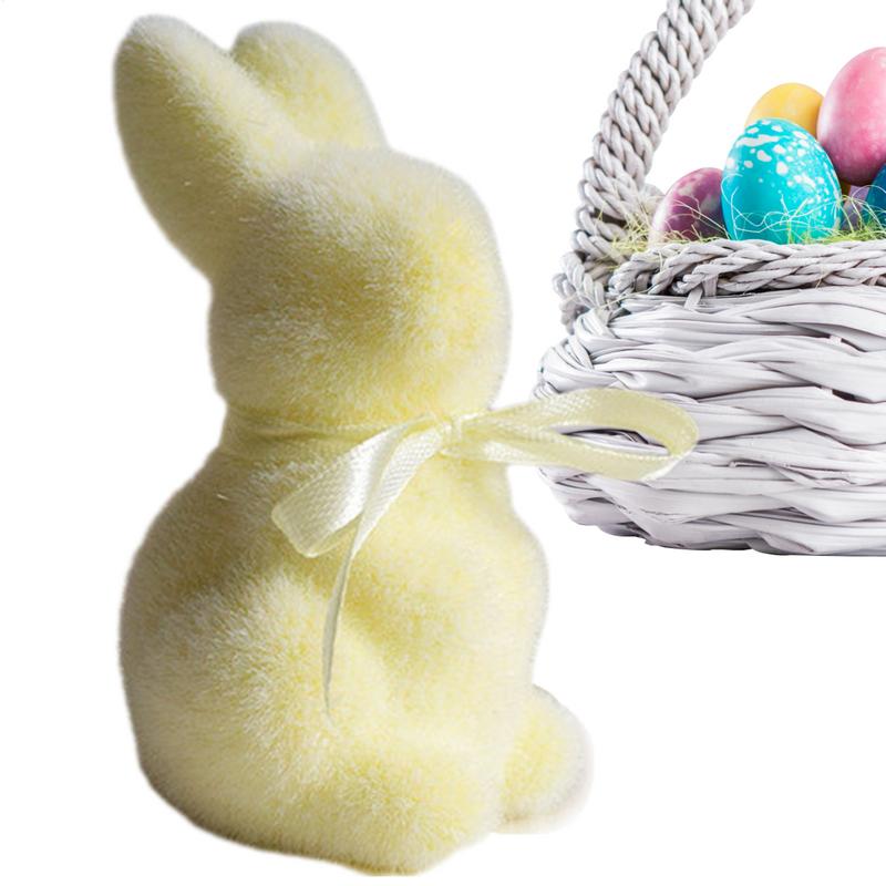 Easter Moss Rabbit Decor Garden Table Decorations Decorative Statue Outdoor Easter DIY Home Party Decorations Kids Gift
