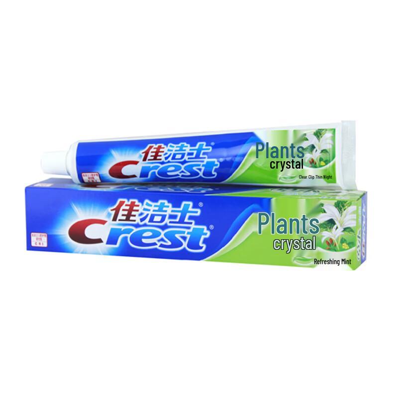 Crest Herbal Crystal Cool Mint Toothpaste 90g x 4-pack