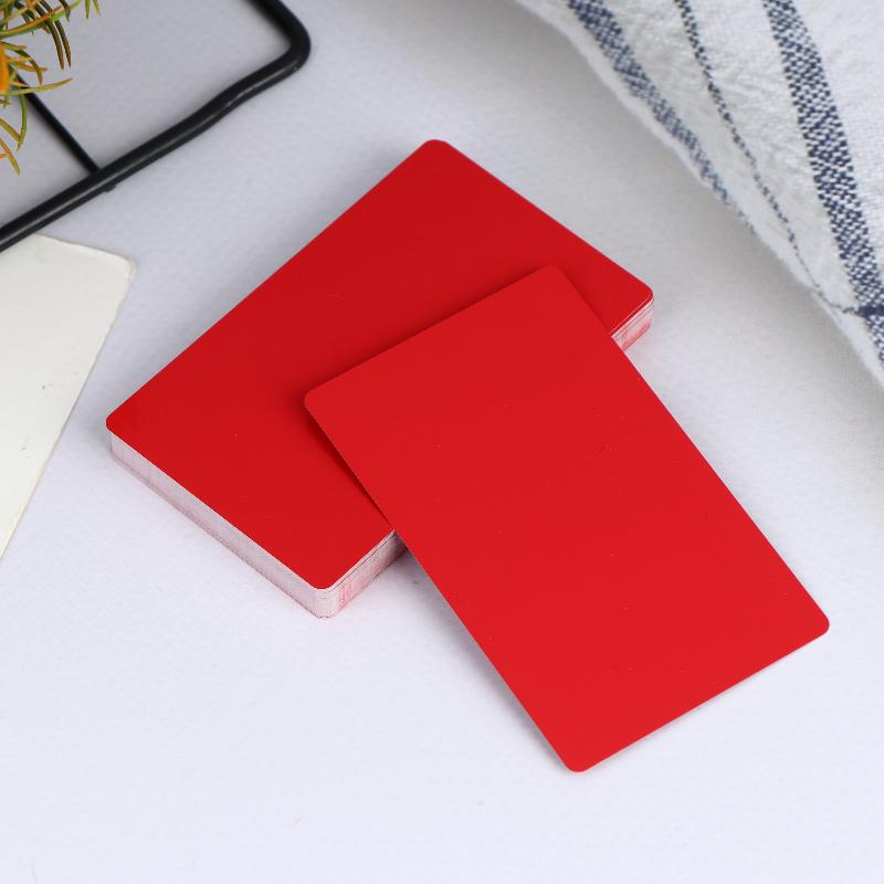 50 Buc. Blankuri Gravură Laser Foaie Aluminiu Cărți de Vizită Gravură Laser Multifuncționale DIY Cărți Cadou