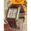 Used Operation FENDI Fendi 1925 Ladies Watch Square TANK Tank Roman Index Leather Belt Vintage