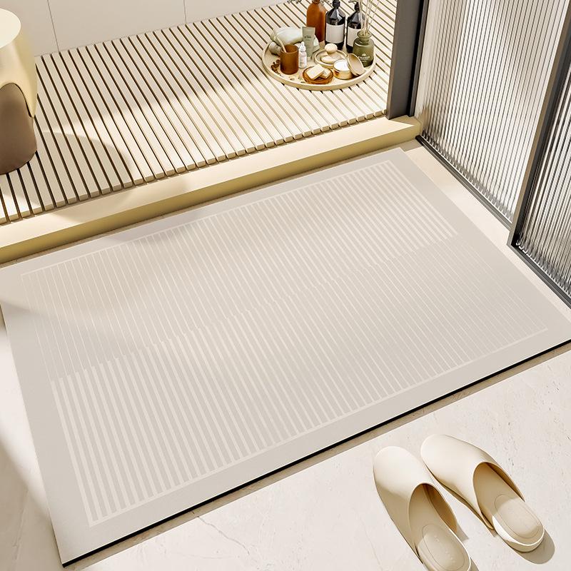 Nordic Minimalist Diatomaceous Earth Non-Slip Bathroom Mat - Wear-Resistant & Absorbent