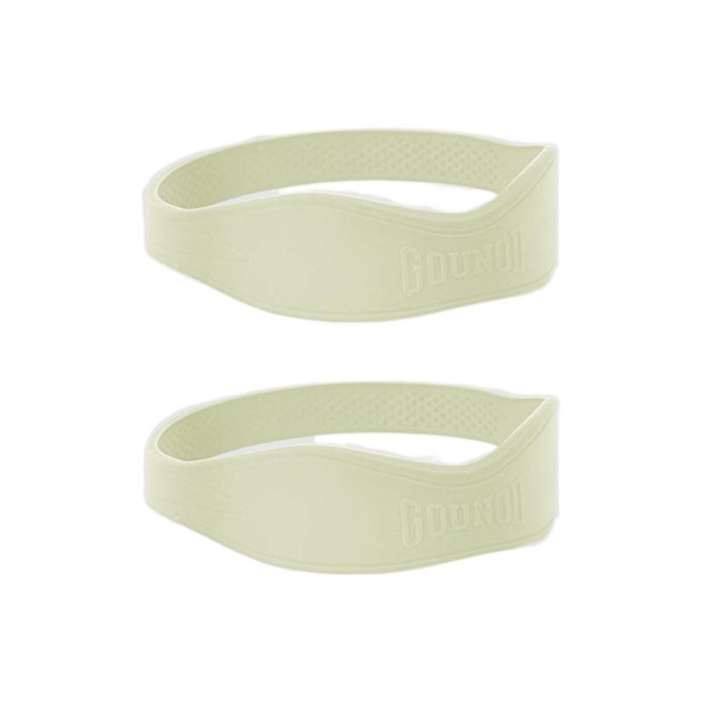 

1Pair Silicone Band Patellar Strap Supportive Design Patellar Ring Basketball зелений