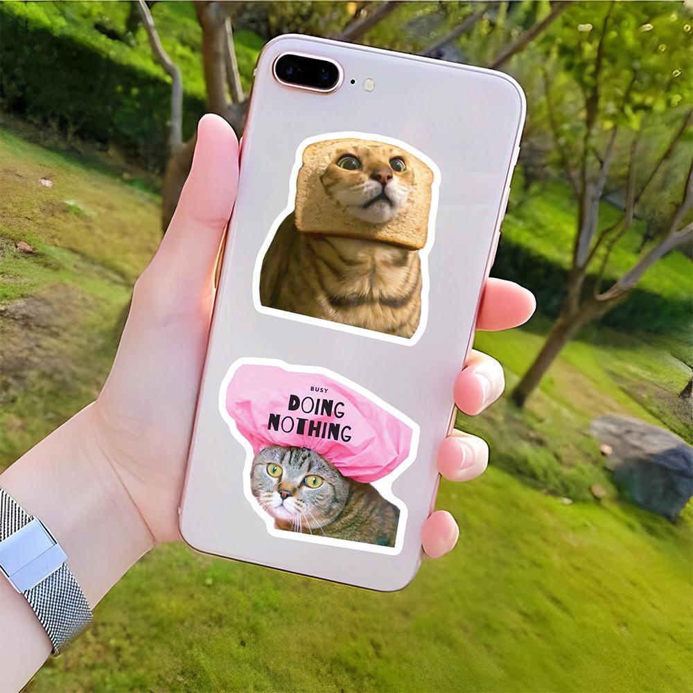 10/30/50pcs Classic Funny Cat MEME Graffiti Stickers Cartoon Toy Decal DIY Skateboard Guitar Laptop Cute Animal Sticker for Gift