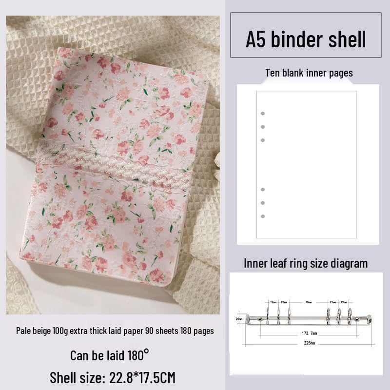 Detachable A6 Cute Loose-Leaf Literary Notebook Diary