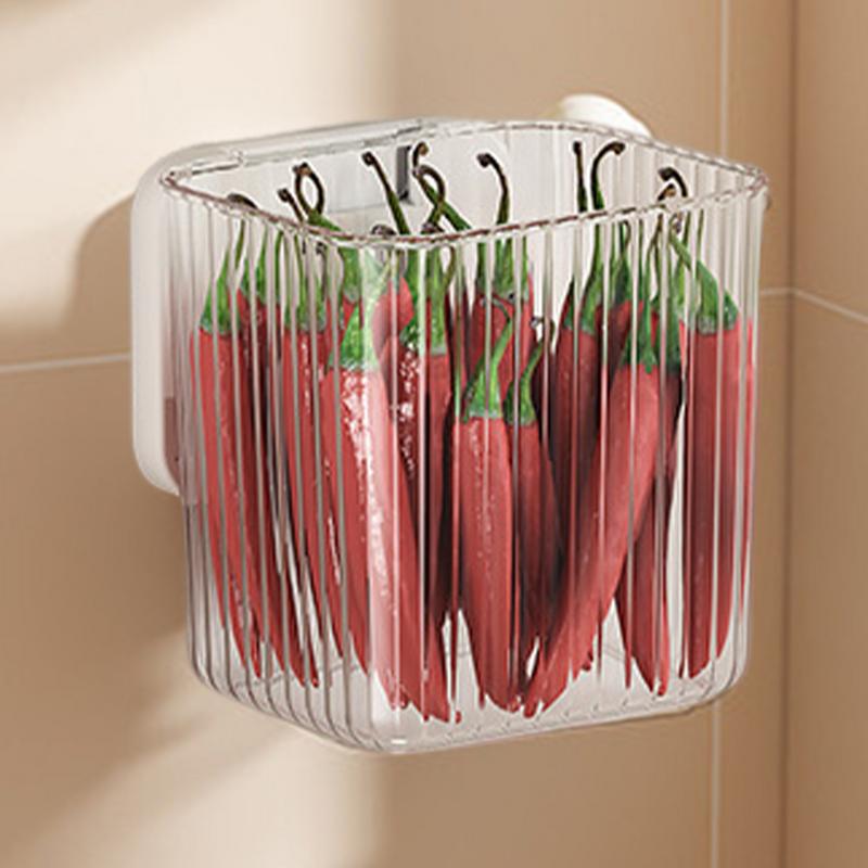 Навесная полка для холодильника Навесные полки Органайзер для холодильника Навесная полка для шкафа Стеллаж для специй Органайзер Контейнеры для хранения Настенный чистый 1330₽