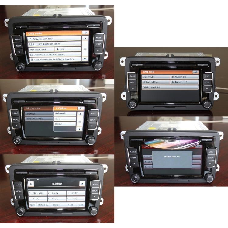 Easy Installation USB AUX Switches Plug with Cable Replacement AUX USB Switches Port Socket & Cable for B6 B7 RCD510