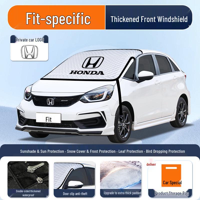 Honda Fit 4. Generation Sonnenschutz: Hitzeschutzvisier, Regenschirm, Vorhang, Windschutzscheibenabdeckung.