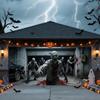 299. TTCHANG Halloween Kryt na garážová vrata Banner Velká závěsná kulisa 16*7FT
