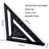 Silver 7-inch Imperial Aluminum Alloy Right Angle Set Square for Woodworking