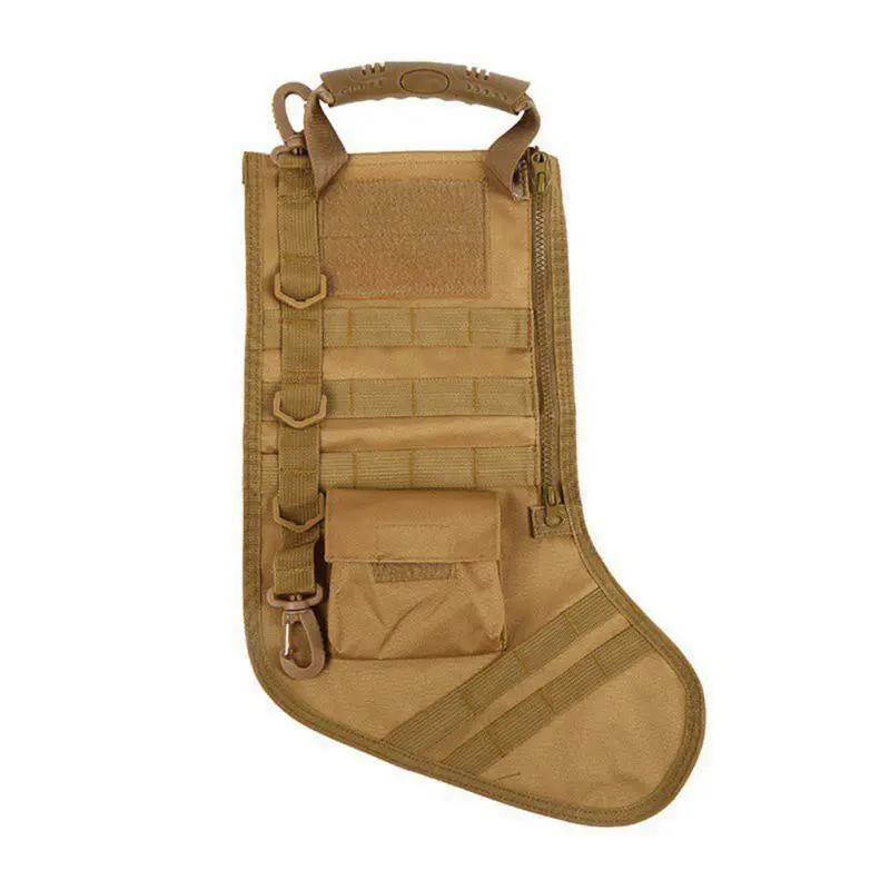 

Різдвяні шкарпетки MOLLE Stocking Socks Tactical Military Bag Dump Drop Pouch Utility Storage Bags Combat Hunting Pack Журнальні сумки хакі