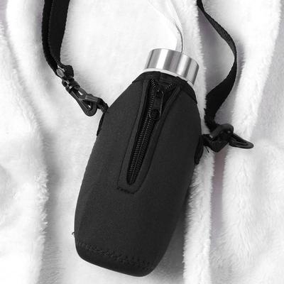 750ML Bottle Holder Bag Pouch With Adjustable Shoulder Strap Water Bottle Carrier Insulated Neoprene Water Bottle Holder Bag