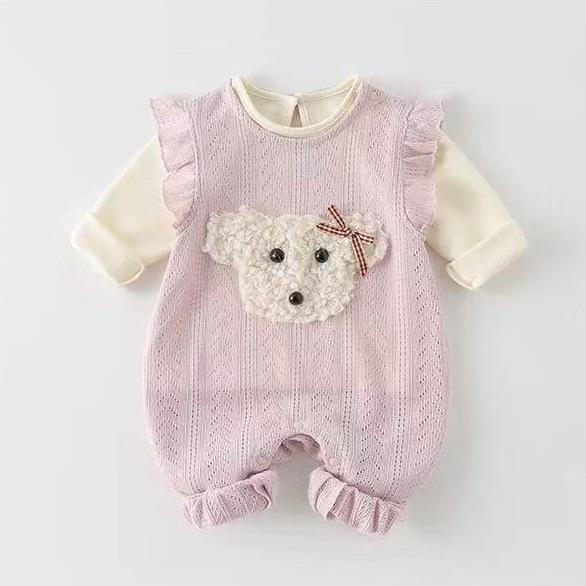 

Autumn 2025: Super Cute Sweet & Stylish Infant Two-Piece Overall Set 80cm