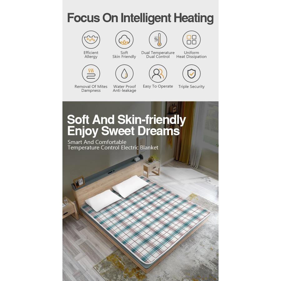 110/220V Elektrische Decke Dickere Heizungen Heim Bettlaken Thermomatte 3 Größen Winter Heim Thermostat Doppel Körperwärmer Pads