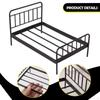 1/12 Dollhouse Bed Doll House Metal Decorative Pretend Play Decoration Miniature