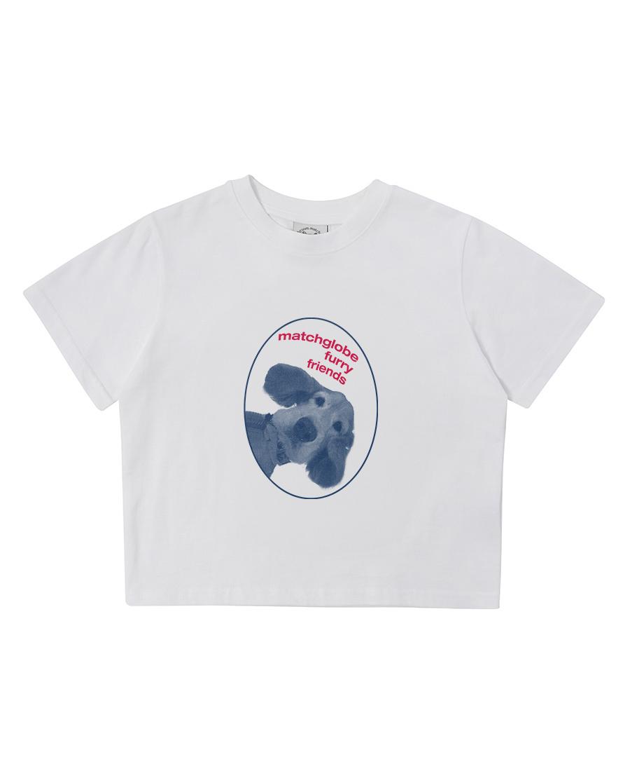 Match Glove Fury Friends Crop Top (White) White/Free