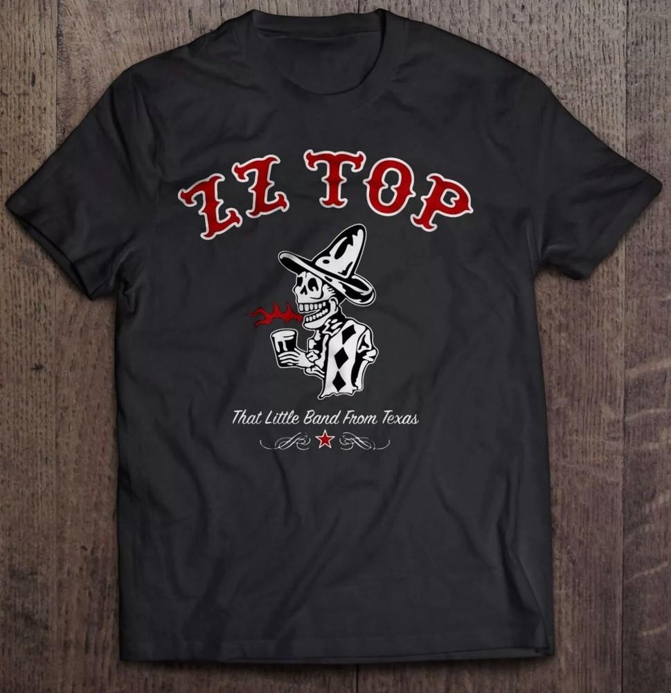 ZZ Top Det Lille Bandet Fra Texas Kort Erme