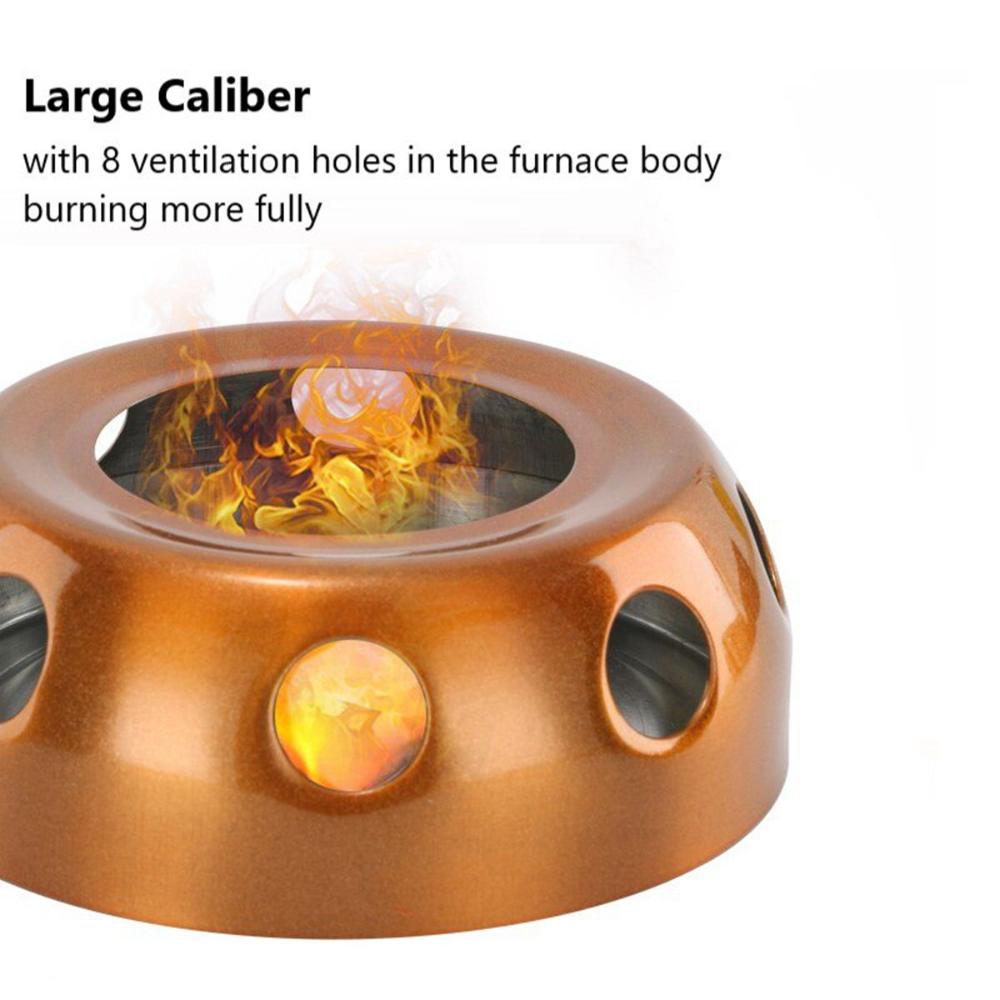 Outdoor Stand Stainless Steel Practical Teapot Warmer Trivet Coffee Heater Heating Base