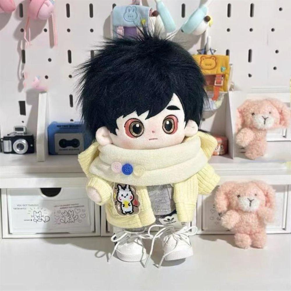 Playing House Style Cotton Doll's Clothes Cartoon T-shirt Plush Doll Clothes  Toy