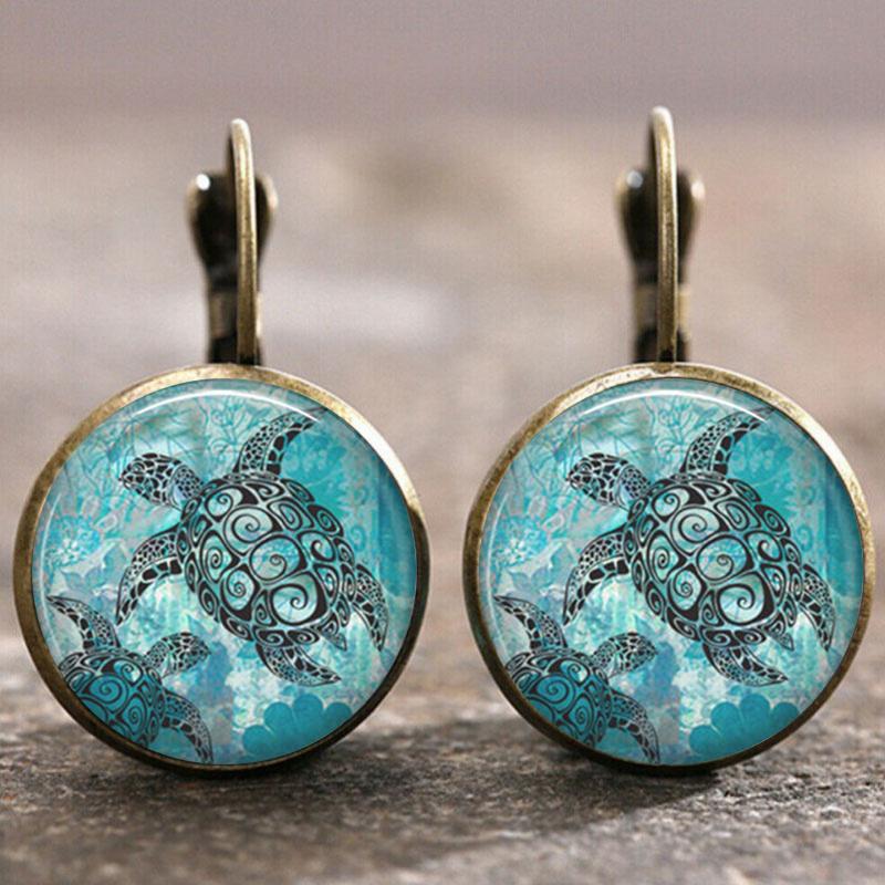 

Модні сережки Y2K Vintage Marigold Time Gem Flower Earring Пряжка