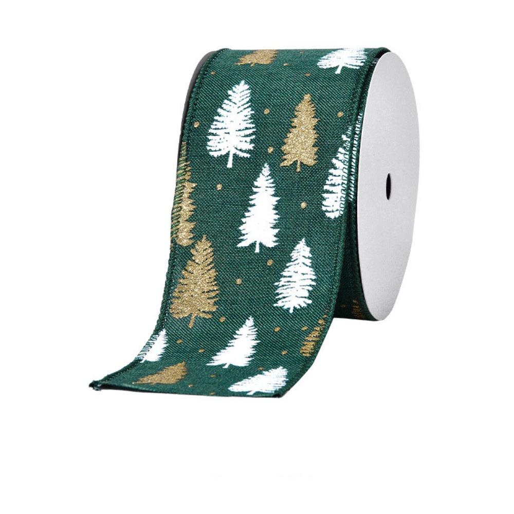 9Metres/roll Christmas Tree DIY Wreath Bows Ribbons Cartoon Gift Wrapping Ribbons  Craft Supplies