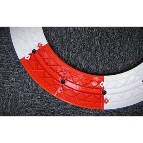 KERBS SYSTEM 1000R Curb Markers (50 Pieces) - 1 Box, Suitable for 1/10 Scale Radio-controlled Car Dioramas, Drifting, and Touring (Green)