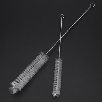 2Pcs Set Filter Brush Cleaning Brush White Bristle Fish Tank Brush Aquarium Brush Fish Tank