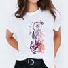Print Lady Womens Graphic T Shirt Ladies Female Tee T-Shirt Top For Women Plant Summer Autumn Cute Trend Clothing T-Shirts