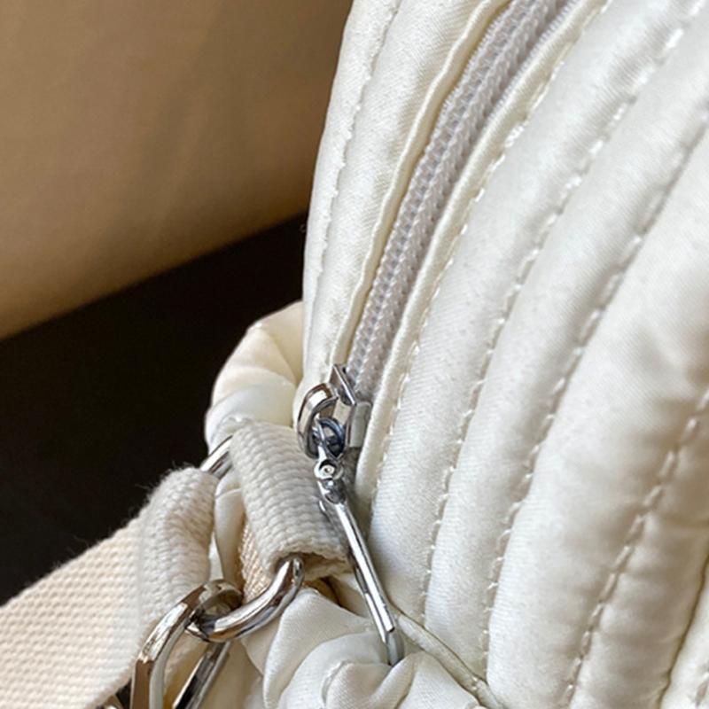 Fashionable Storage Pouch Case Large Bear/Flower Embroidery Mother Bag Portable Handbag with Multi Function Pockets