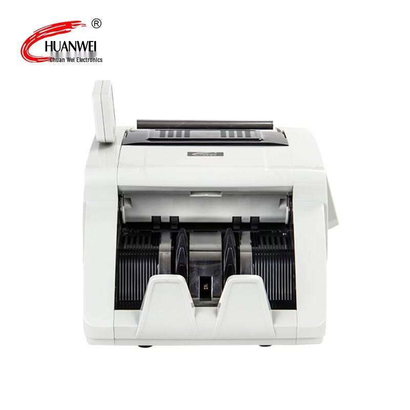 Chuanwei Smart Cash Counting Machine with Counterfeit Detection CN plug (adapter included)