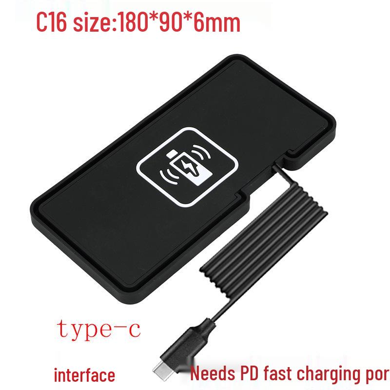 15W Low-Temp Fast Wireless Car Charger for Apple, Huawei, Samsung