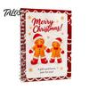 Interactive Gift Card Display Book Christmas Book, 7" x 5" Spiral Bound Merry Handmade Presenting Album Booklet, Greeting Album, Personalized for Xmas