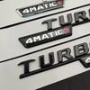 2 buc Litere Auto Ornament Aripă Emblema Turbo 4matic Plus Autocolant Pentru Mercedes A45 Cla45 Amg C117 Gla45 Gle53 X247 Accesorii