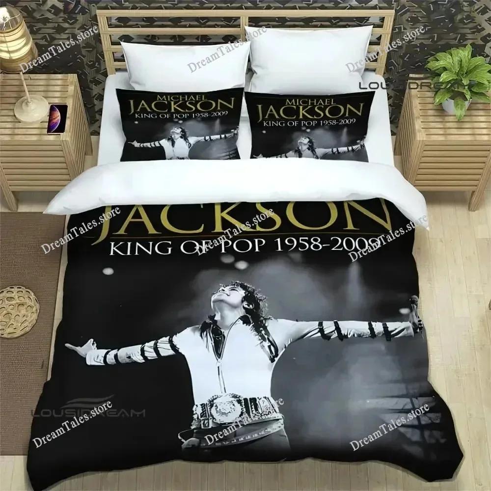 Michael Jackson Bedding Set Single Twin Full Queen King Size Bed Set Aldult Kid Bedroom Duvetcover Sets Bed Sheet Set 2025