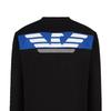 Emporio Armani EA7 FW22 Logo Print Crew Neck Long Sleeve Sweatshirt Men sweatshirt Black 6LPM69-PJEQZ-1200