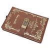 Password Book Multipurpose Portable Fashionable Exquisite Europn   Vintage Lock Diary for Writing