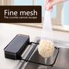 Stylish Foldable Suction Cup Waste Rack Convenient for Kitchen Sink Efficiently Filters Food Debris With 50 Mesh Bags