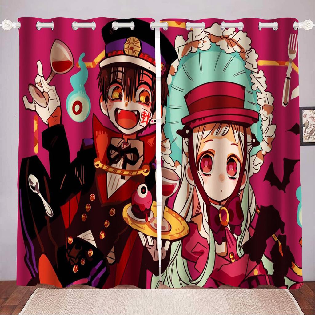 Hanako-kun Cerejeira Japonesa Home Decor Kitchen Living Room Bedroom Curtains For Blackout Curtains Christmas Gifts