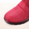 Winter Women Boots  New Ankle Boots For Women Winter Shoes Warm Fur Low Heel Flat Snow Boot Waterproof Anti -Slip Botas Mujer