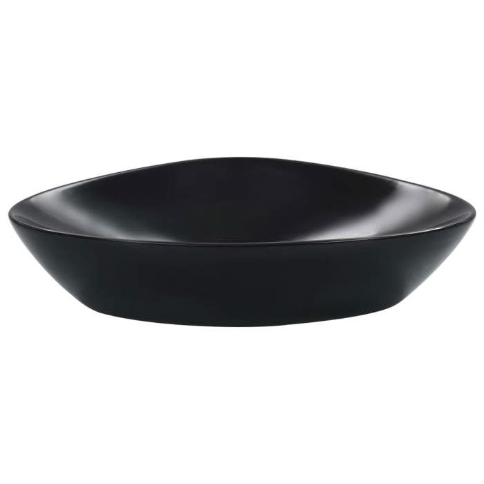 Black Ceramic Sink - VIDAXL - Triangular - 39 Cm - Interior - Countertop