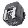 TF 321 Hot Shoe Adapter with PC Port Flash Hot Shoe Mount Adapter for EL Series Flash Supports Cente