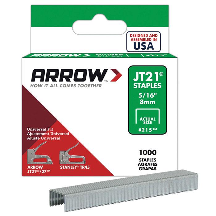 Arrow JT21 Stifter 8mm 5/16'' 1000 stk
