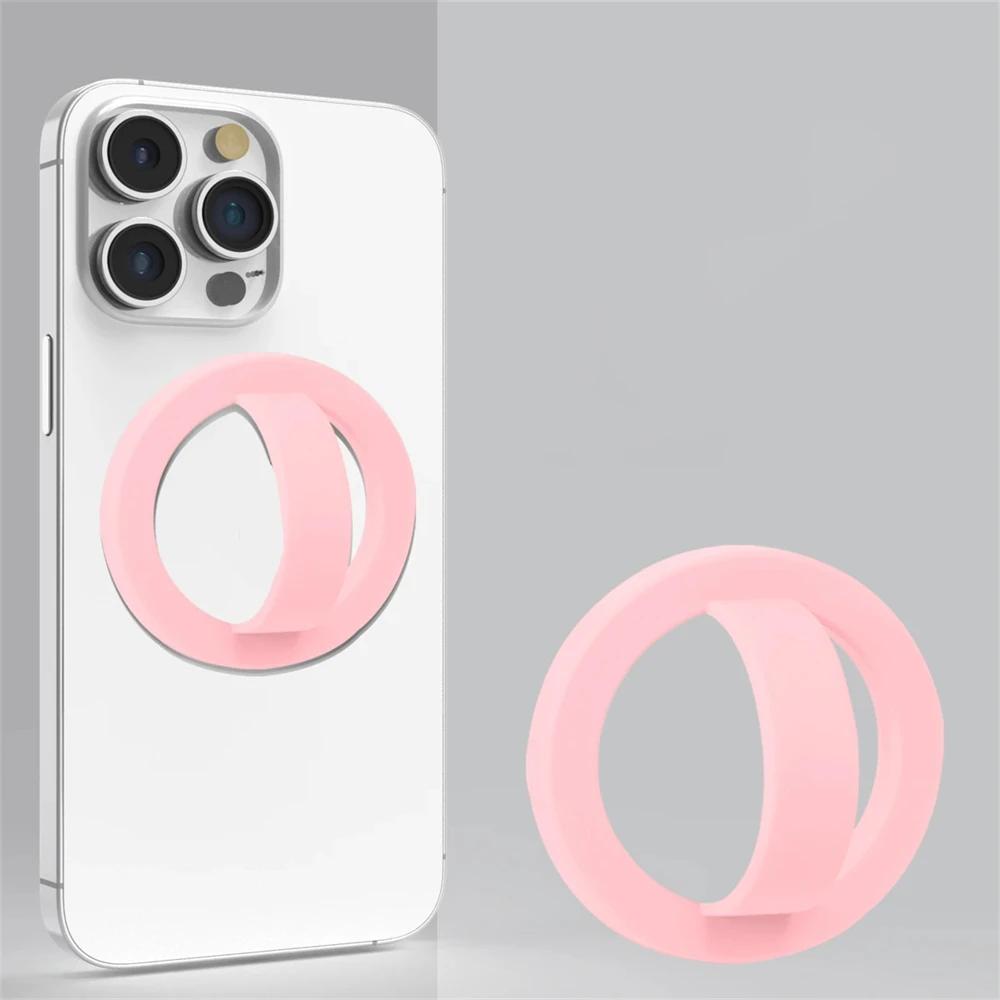 Magnetic Phone Holder Silicone Comfortable Circular Grip Phone Holder Phone Accessories