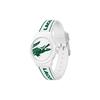 Lacoste Neocroc Series Watch Quartz Movement Silicone Strap 38mm White Dial Men Watches 2001347