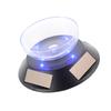 Auto Whirling Solar Jewelry Stand 360 Degree Light Propelled Display Platform For Circlets Bracelets ABS Permanent Substance