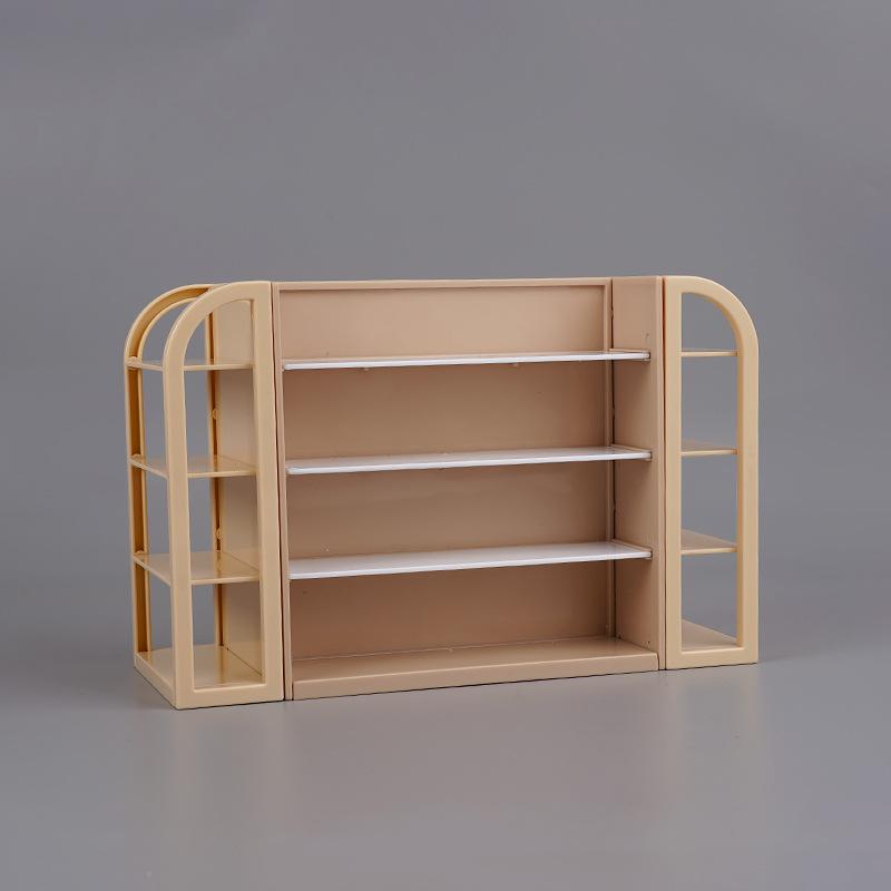 

Красивые мини-симуляция Супермаркет Четырехсторонние полки, Украшения для кукольного домика, Напитки, Игры с едой, Детская игрушка-модель для игрового домика