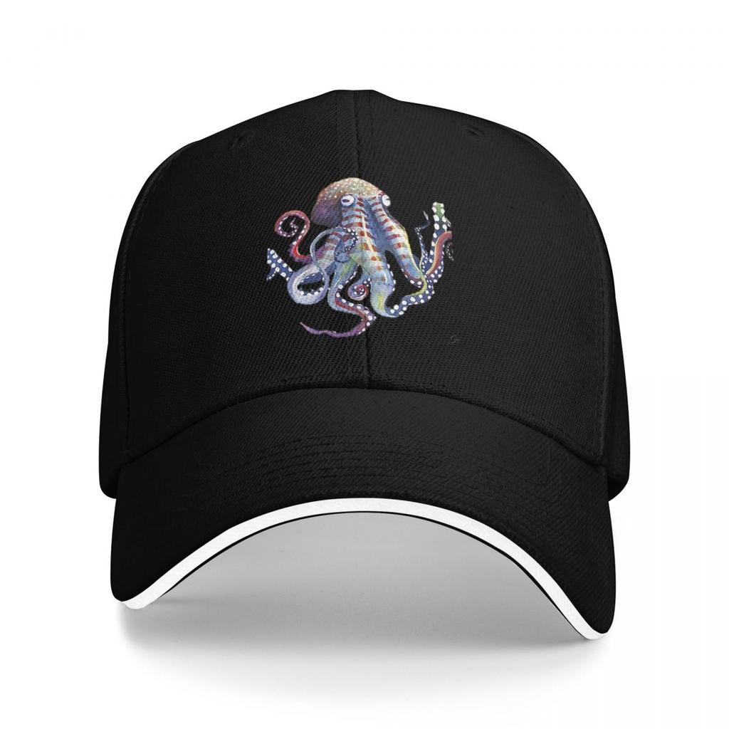 Unisex Baseball Hats Octopus Outdoor Streetwear Summer Sports Baseball Caps Hip Hop Cap Casquette Polychromatic Hats