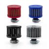 1 Stück Motorrad Turbo High Flow Racing Kaltluftansaugfilter Pilzkopf Universalschnittstelle Auto Luftfilter 12mm