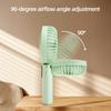 Portable Handheld Mini Fan 1200mAh Rechargeable 5 Speeds Personal Travel Fans with Digital Display 90 Degree Foldable Desk Fan for Outdoor