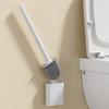 1PC Silicone Wall-Mounted Long-Handled Toilet Brush - Durable And Easy To Clean Bathroom Cleaning Accessory for Toilet Hygiene